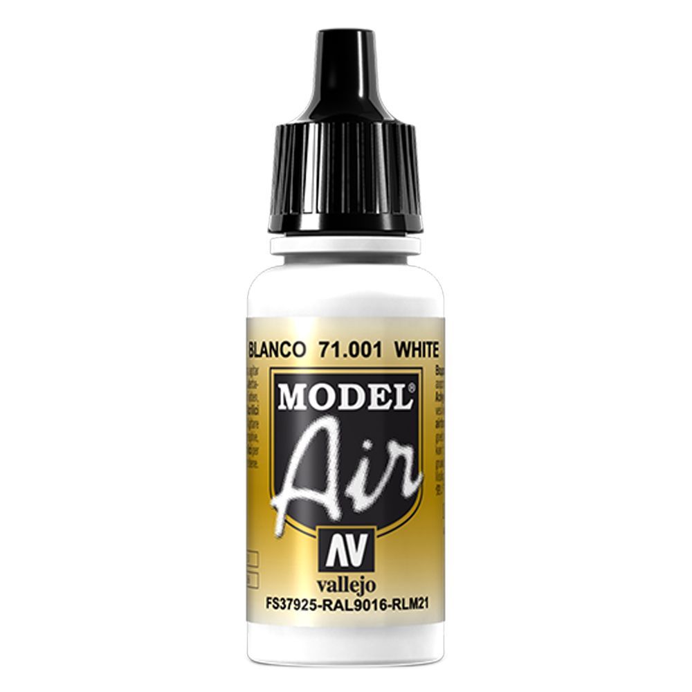 Vallejo - 71.001 Model Air Acrylic Paint 17ml - White