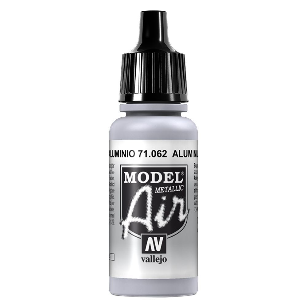 Vallejo - 71.062 Model Air Paint 17ml - Metallic Aluminum