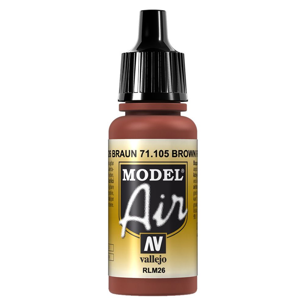 Vallejo - 71.105 Model Air Paint 17ml - Brown RLM26