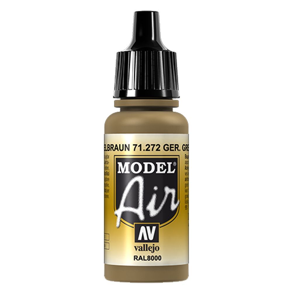 Vallejo - 71.272 Model Air Paint 17ml - German Yellow Brown