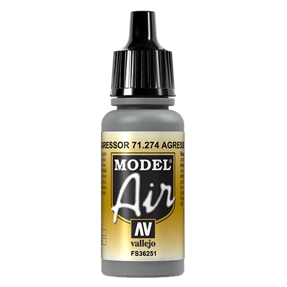 Vallejo - 71.274 Model Air Paint 17ml - Agressor Gray