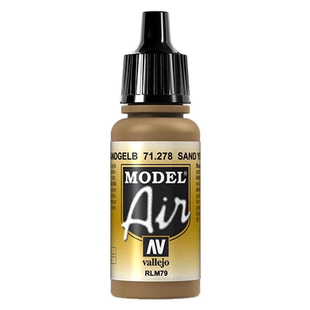 Vallejo - 71.278 Model Air Paint 17ml - Sand Yellow RLM79