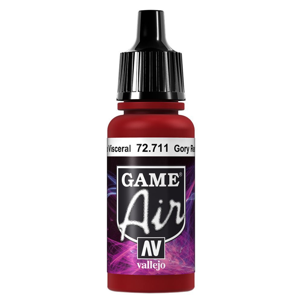 Vallejo - 72.711 Game Air Color Paint 17ml - Gory Red