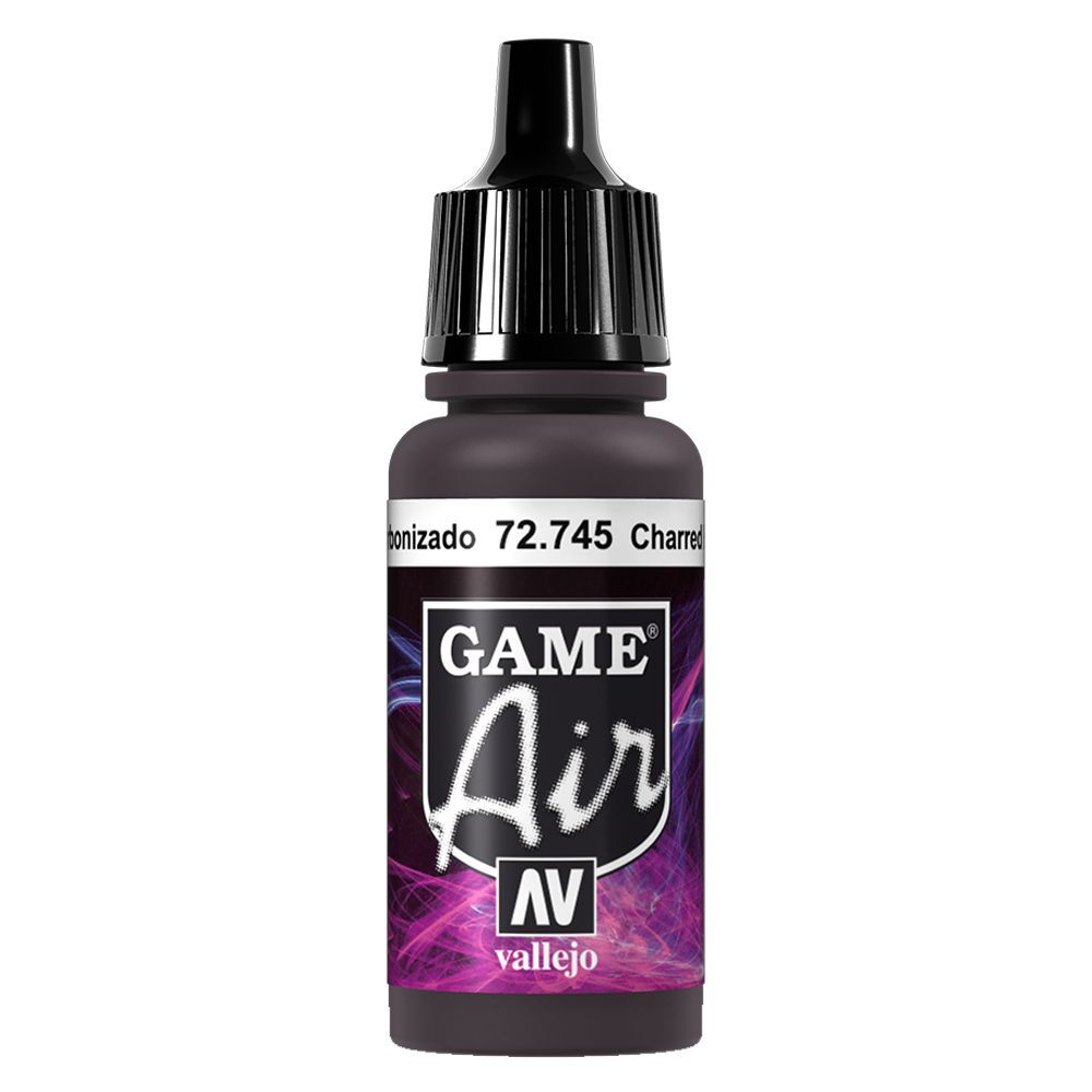 Vallejo - 72.745 Game Air Paint 17ml - Charred Brown