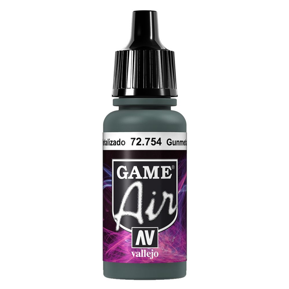 Vallejo - 72.754 Game Air Paint 17ml - Gunmetal