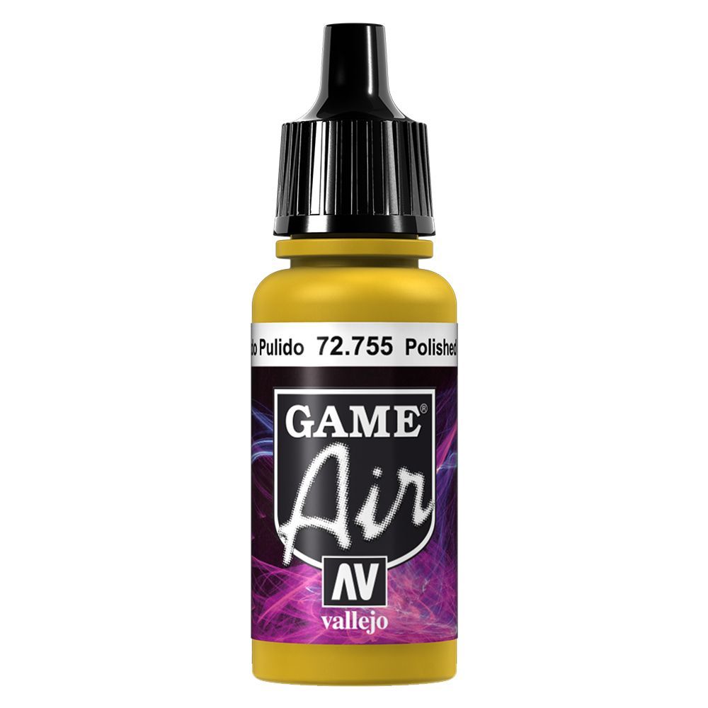 Vallejo - 72.755 Game Air Paint 17ml - Polished Gold