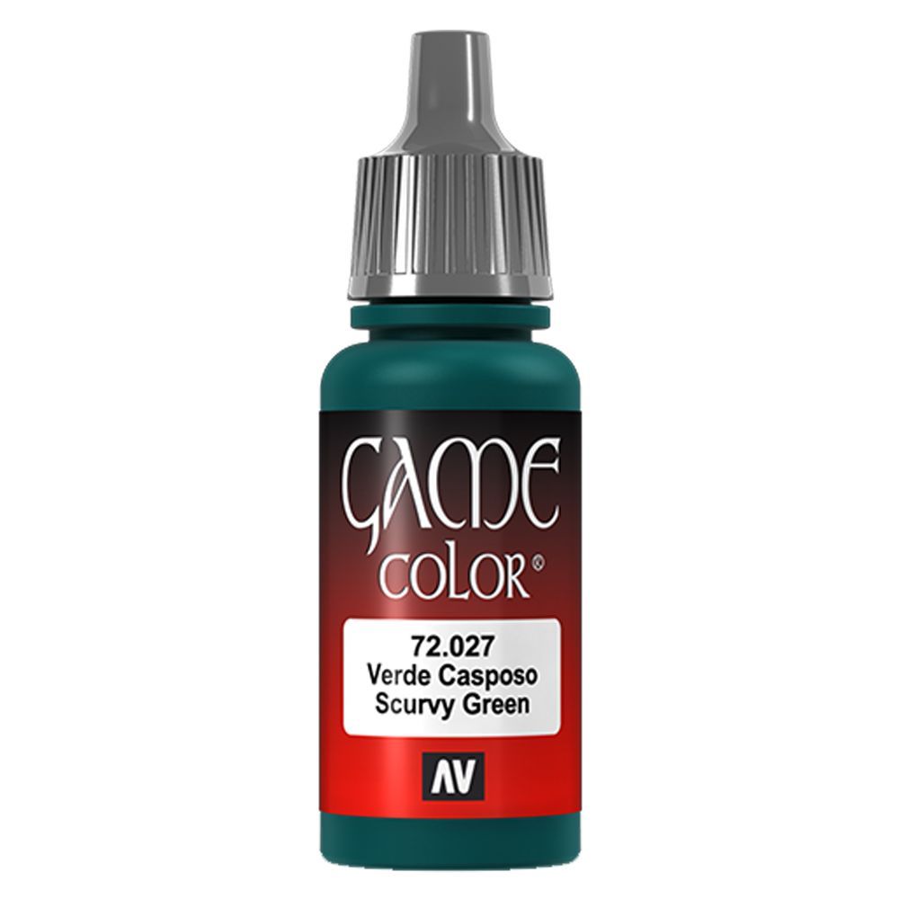 Vallejo - 72.027 Game Color Paint 17ml - Scurvy Green