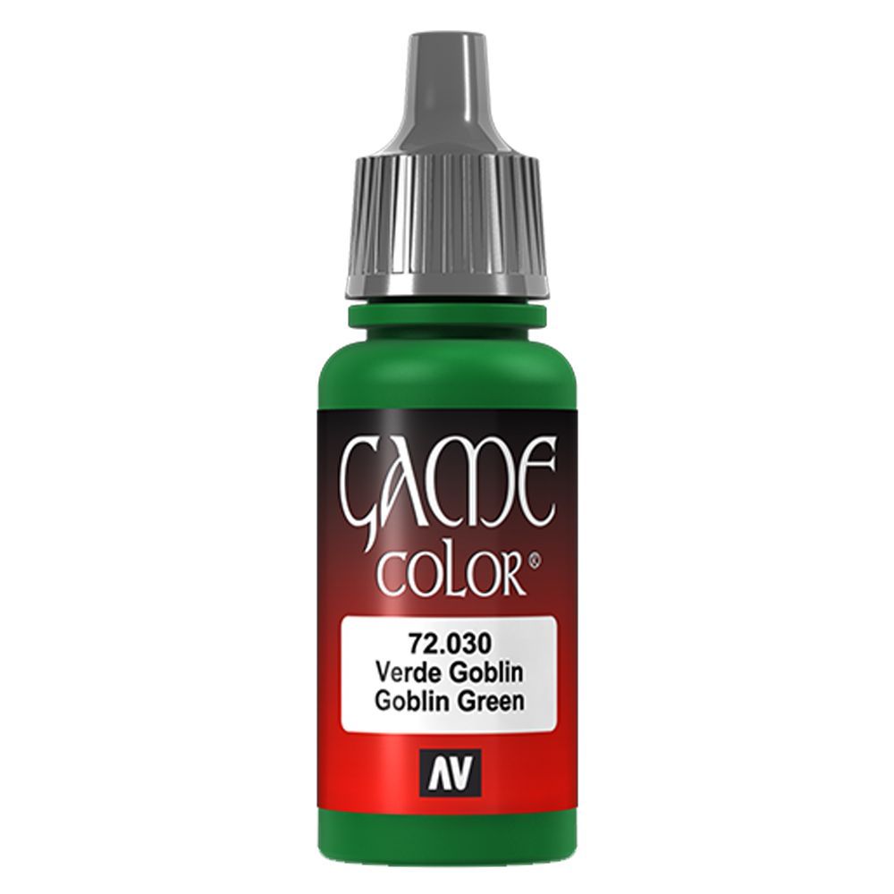 Vallejo - 72.030 Game Color Paint 17ml - Goblin Green