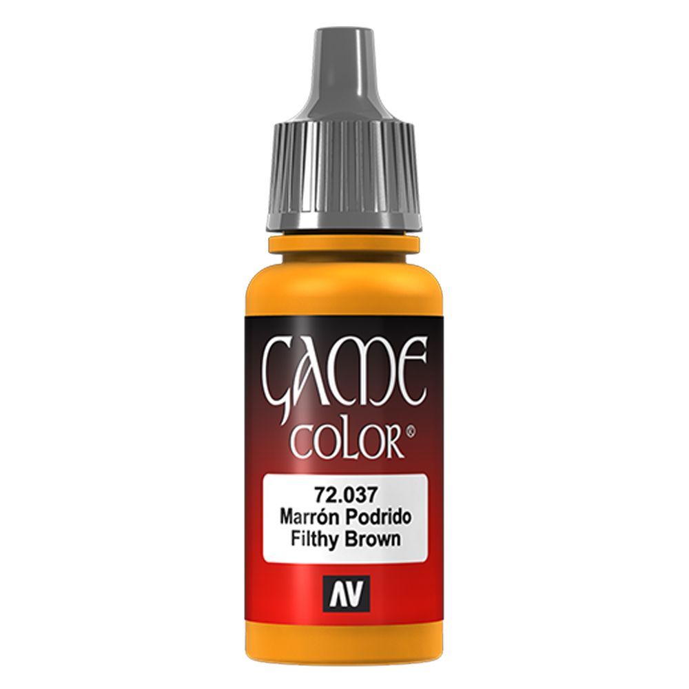 Vallejo - 72.037 Game Color Paint 17ml - Filthy Brown