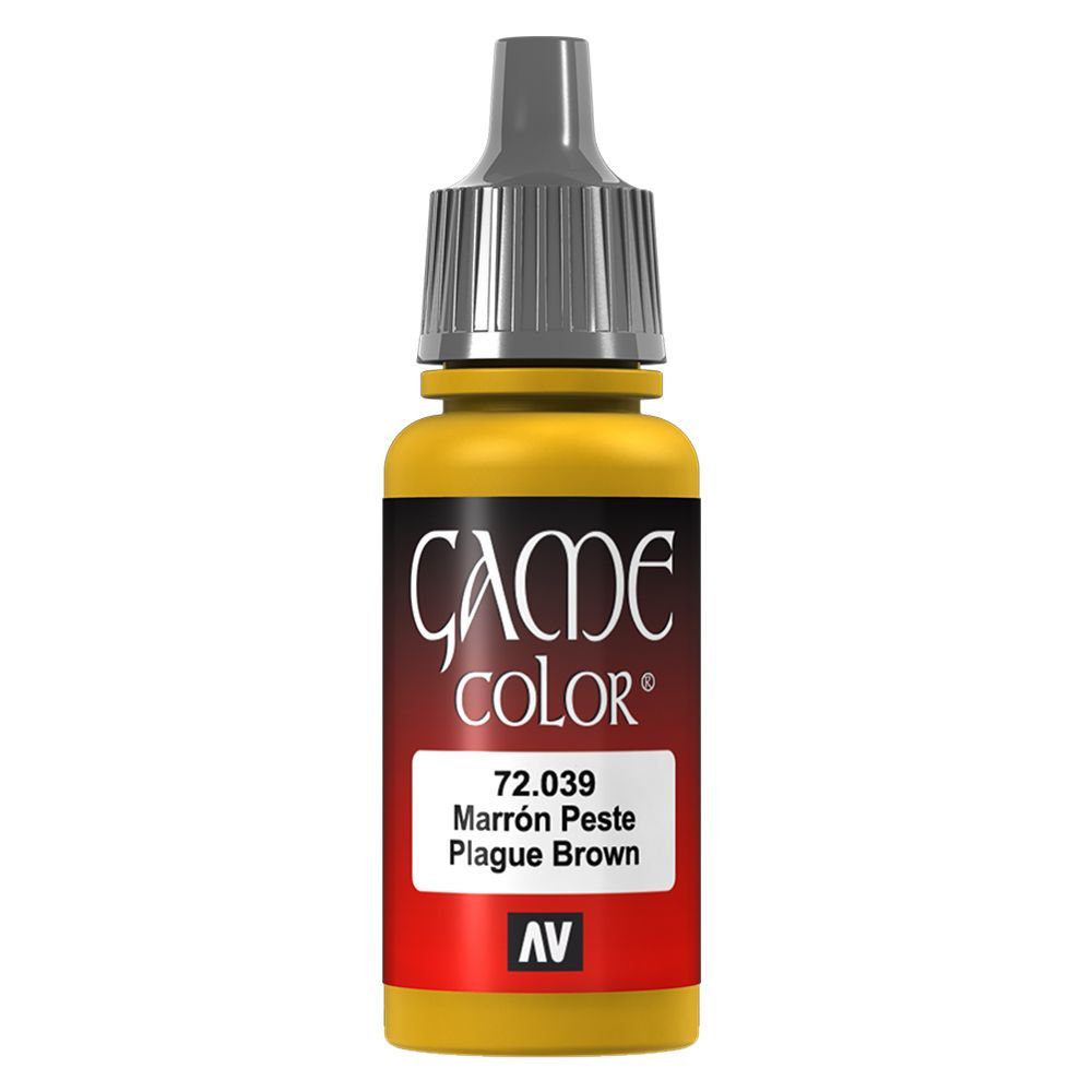 Vallejo - 72.039 Game Color Paint 17ml - Plague Brown