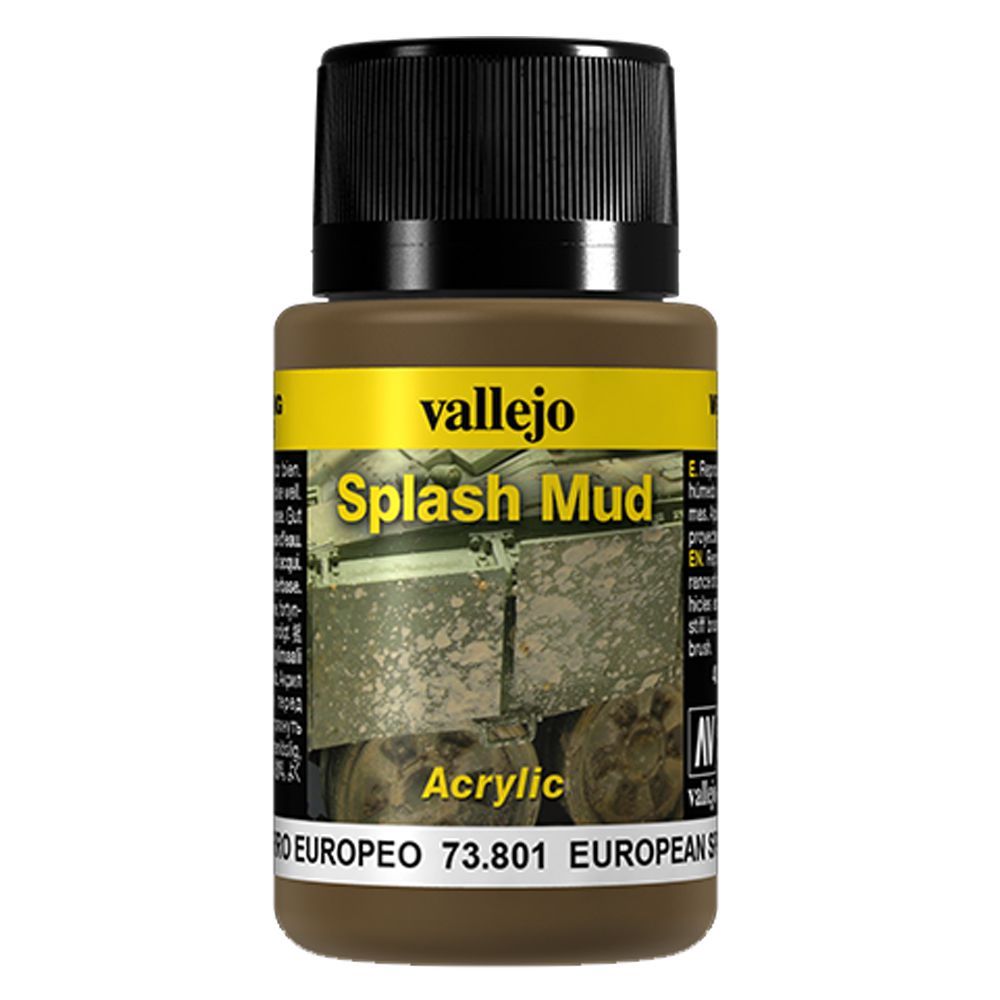 Vallejo Weathering Effects Splash Mud 40ml - European