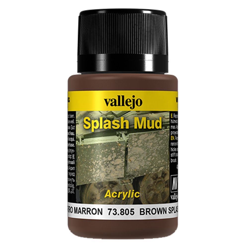 Vallejo - 73.805 Weathering Effects Splash Mud 40ml - Brown