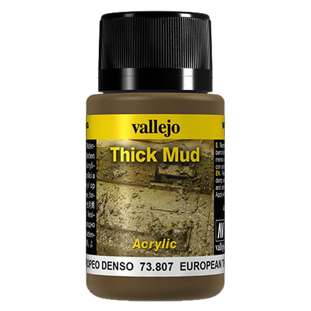 Vallejo - 73.807 Weathering Effects Thick Mud 40ml European