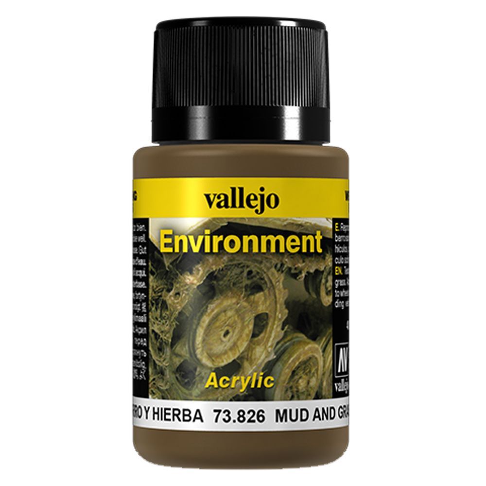 Vallejo Weathering Effects Environment 40ml - Mud & Grass