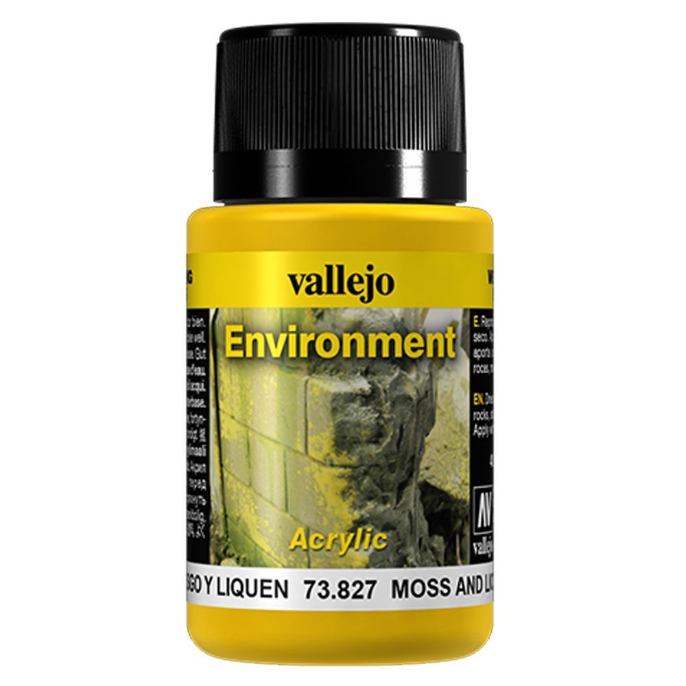 Vallejo Weathering Effects Environment 40ml - Moss & Lichen