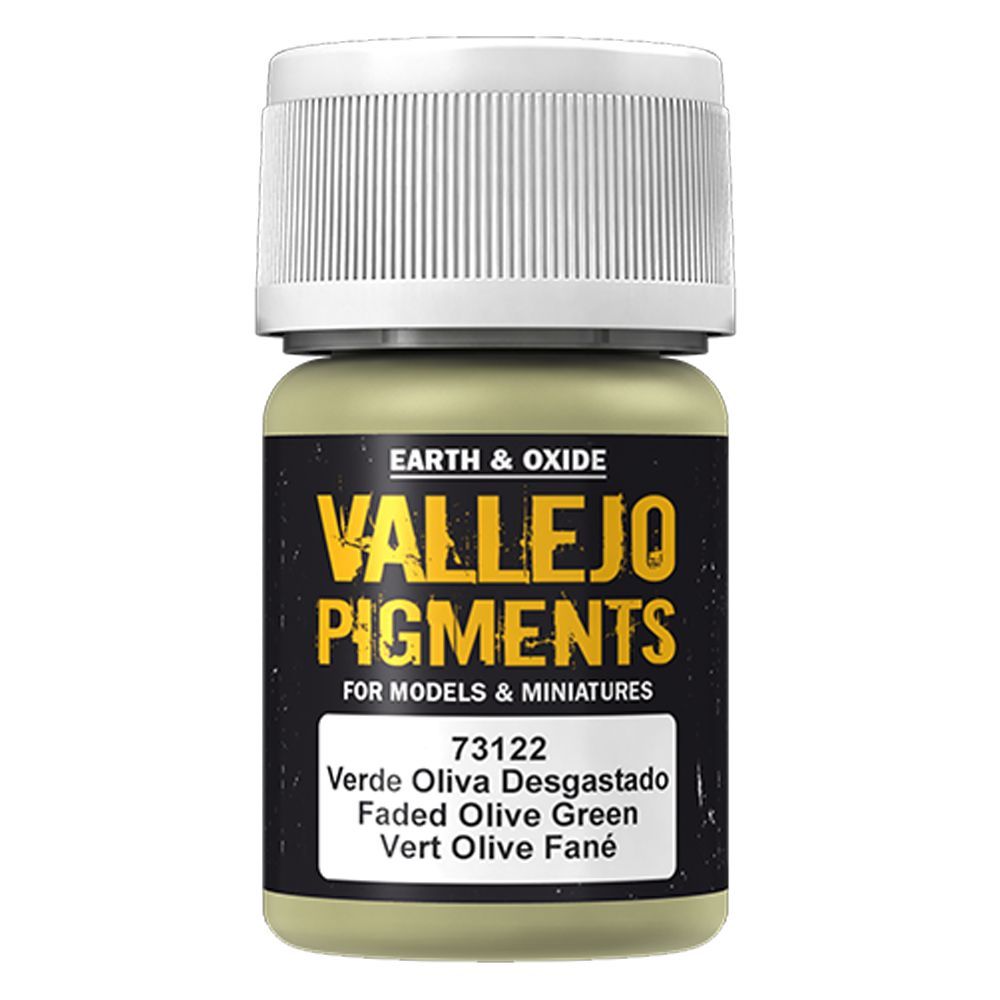 Vallejo - 73.122 Pigment 35ml - Faded Olive Green