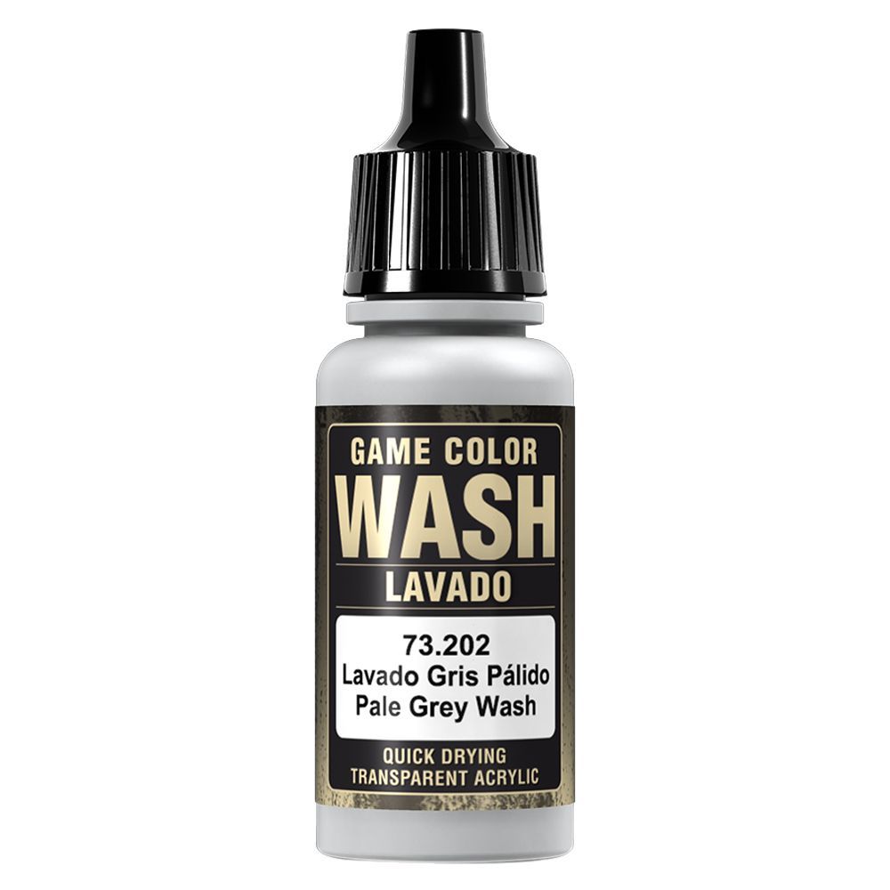 Vallejo - 73.202 Game Color Wash Paint 17ml - Pale Grey