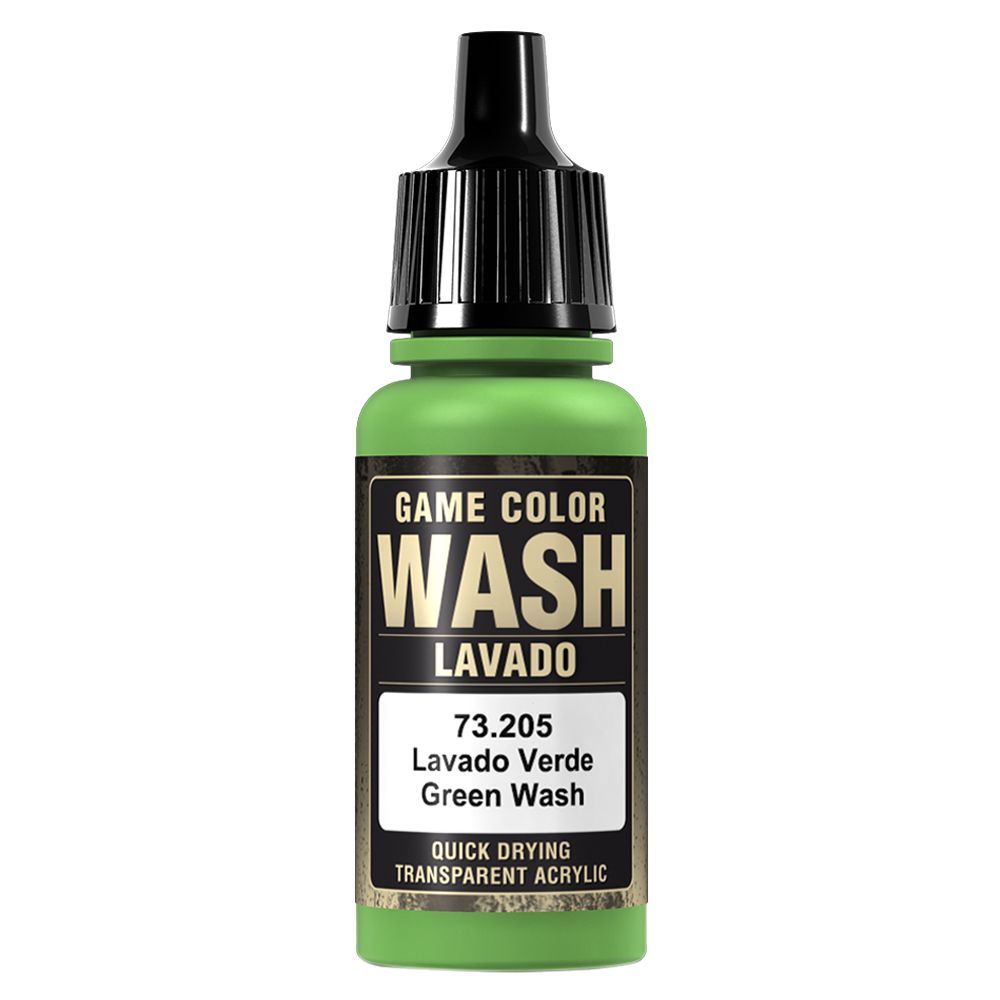 Vallejo - 73.205 Game Color Wash Paint 17ml - Green