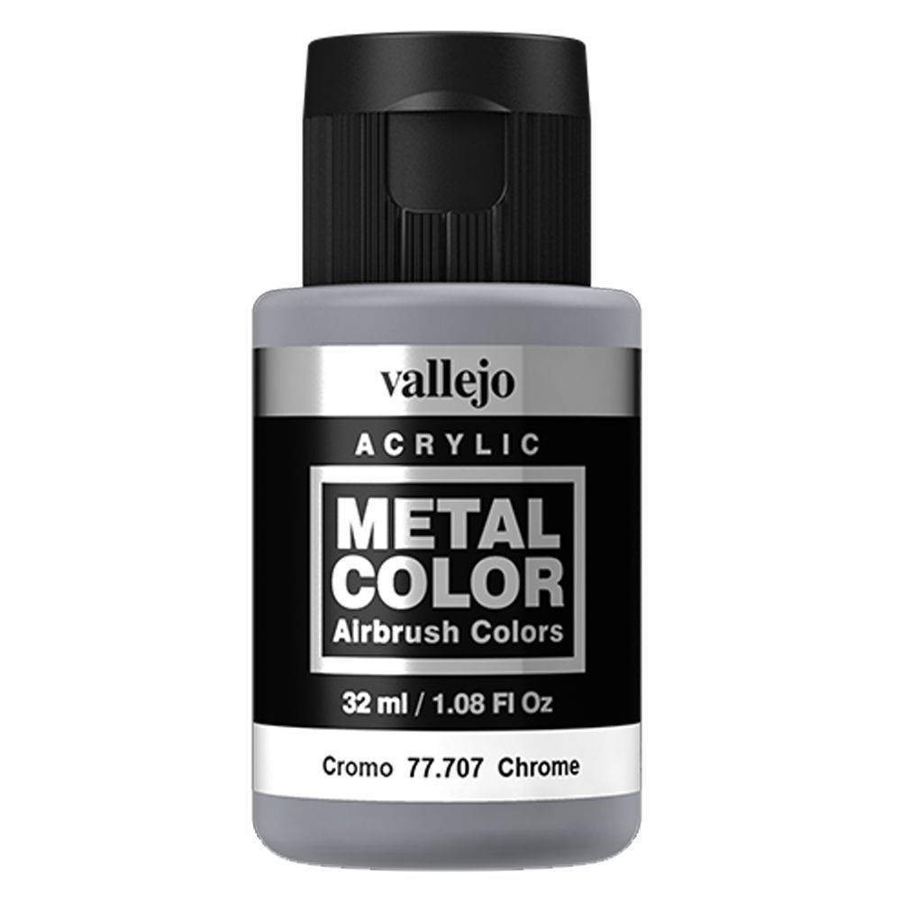 Vallejo - 77.707 Metal Color Paint 32ml - Chrome