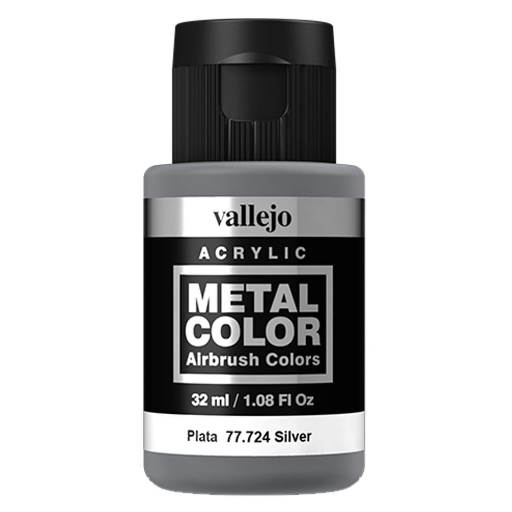 Vallejo - 77.724 Metal Color Paint 32ml - Silver