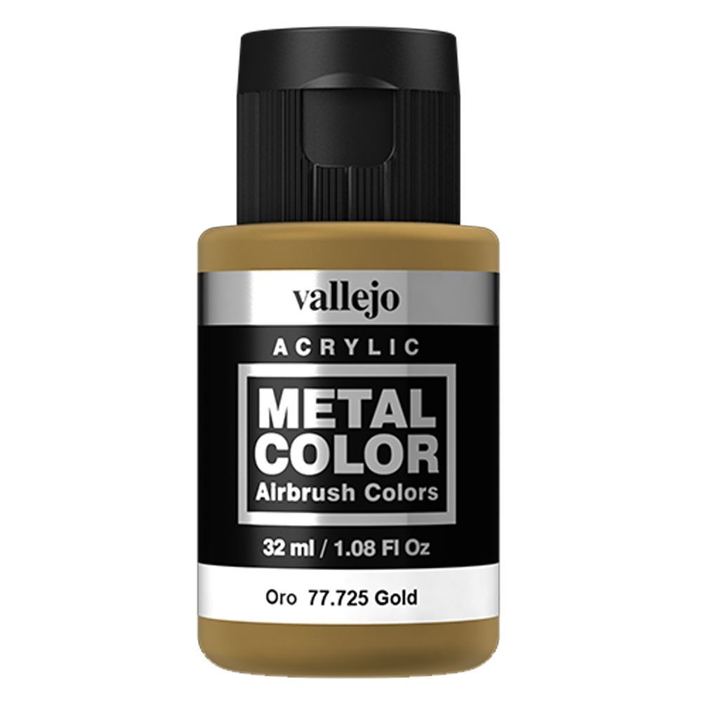 Vallejo - 77.725 Metal Color Paint 32ml - Gold