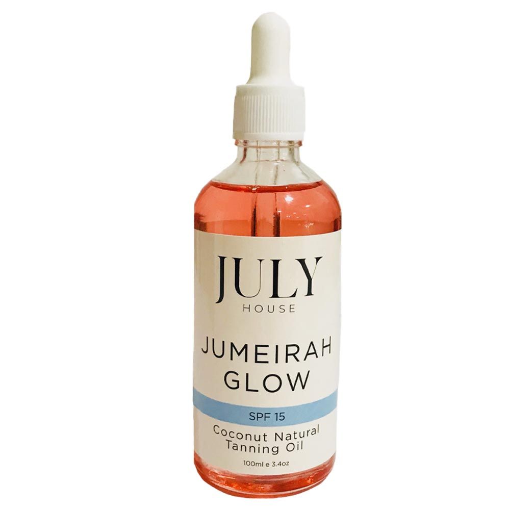 July House - Jumeriah Glow SPF Coconut Natural Tanning Oil