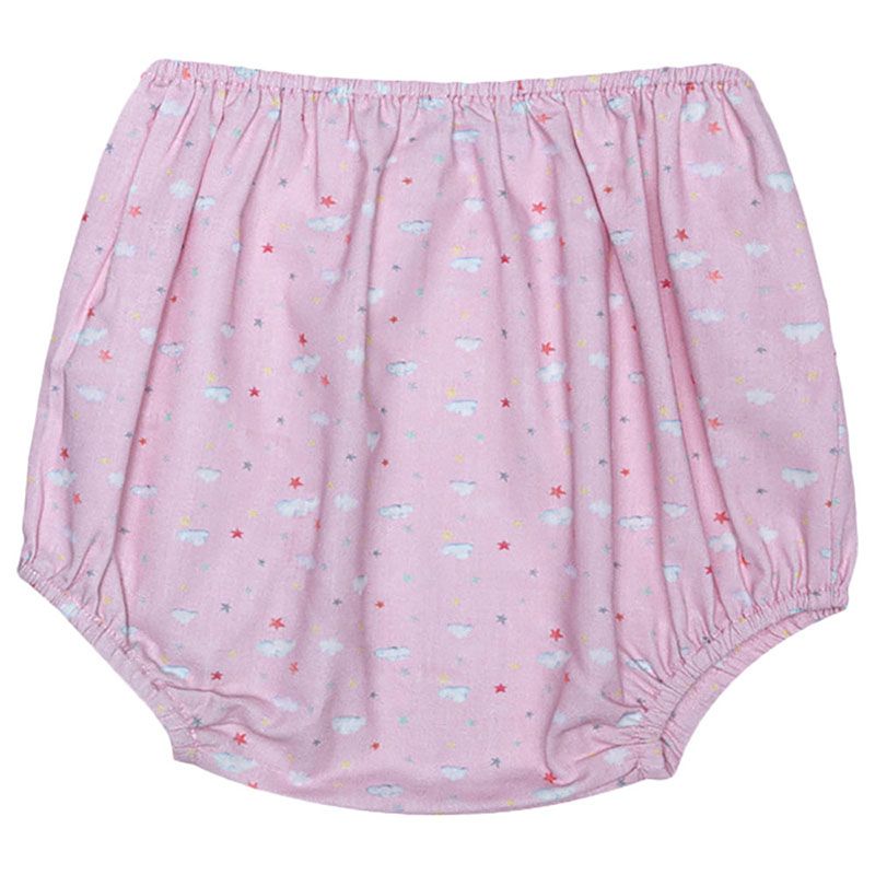 Jules & Juliette - Baby Girl Alana Cotton Bloomer - Baby Pink