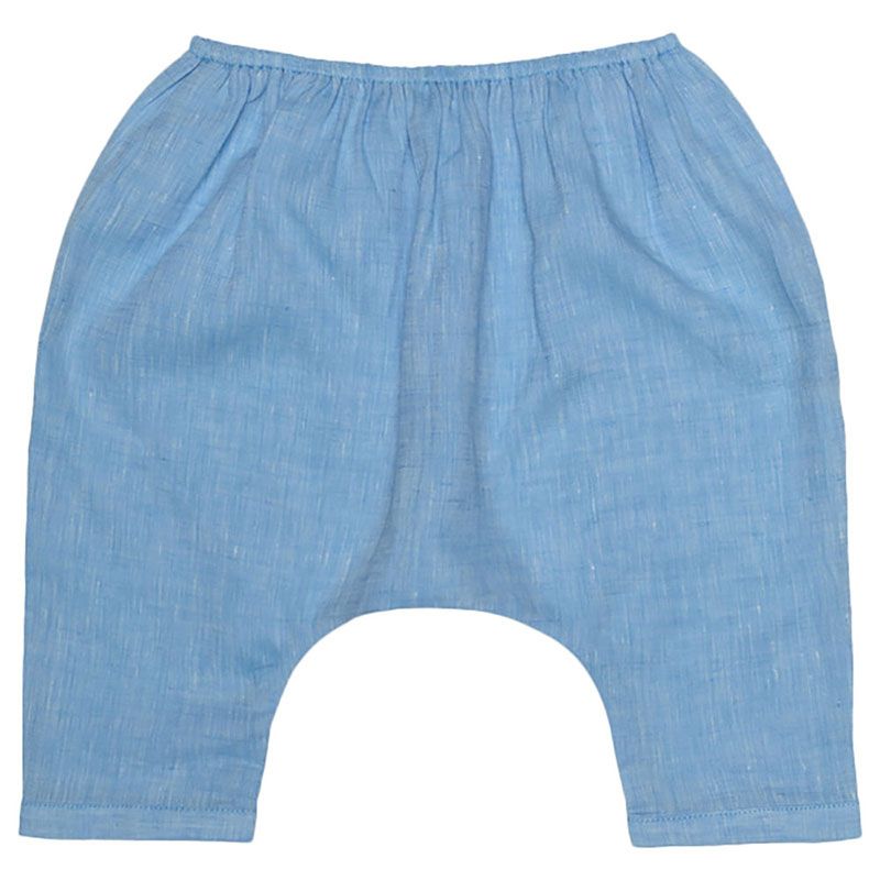 Jules & Juliette - Baby Boy Arsene Linen Pants - Blue