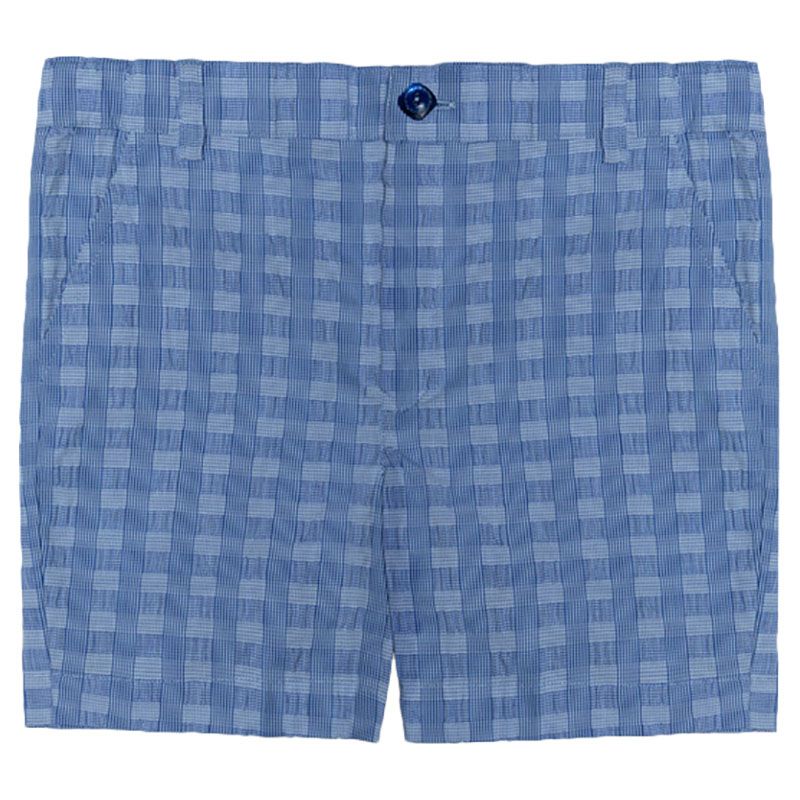 Jules & Juliette - Baby Boy Bob Cotton Shorts - Blue Gitane