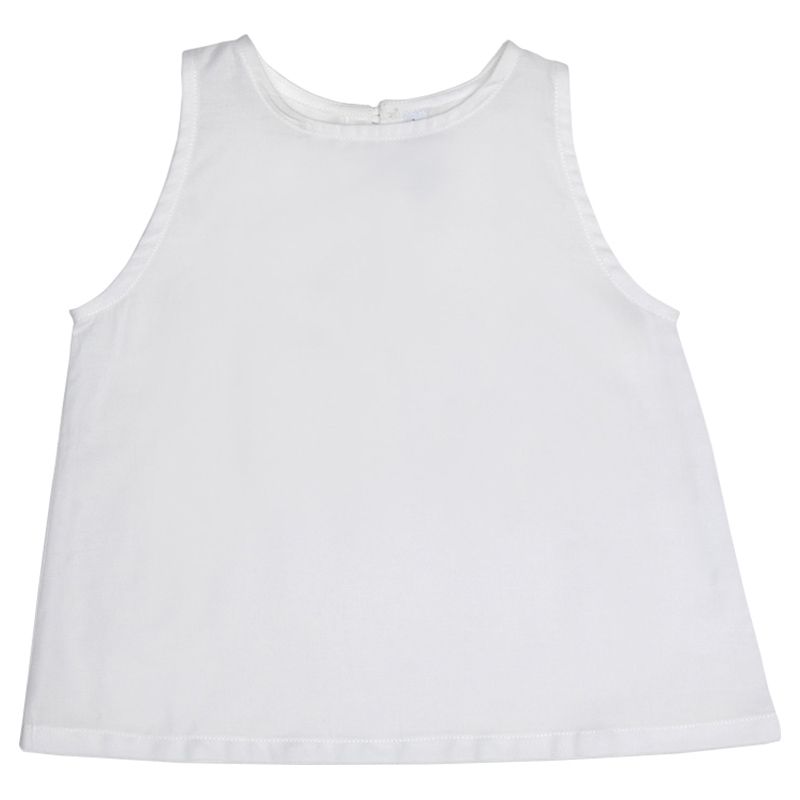 Jules & Juliette - Baby Girl Fleur Cotton Blouse - White