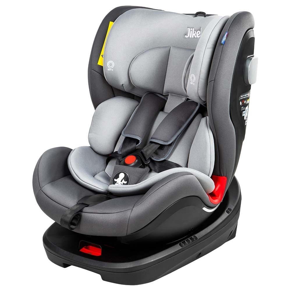 Jikel - Saturn Rotating IsoFix All-in-one Car Seat - Grey