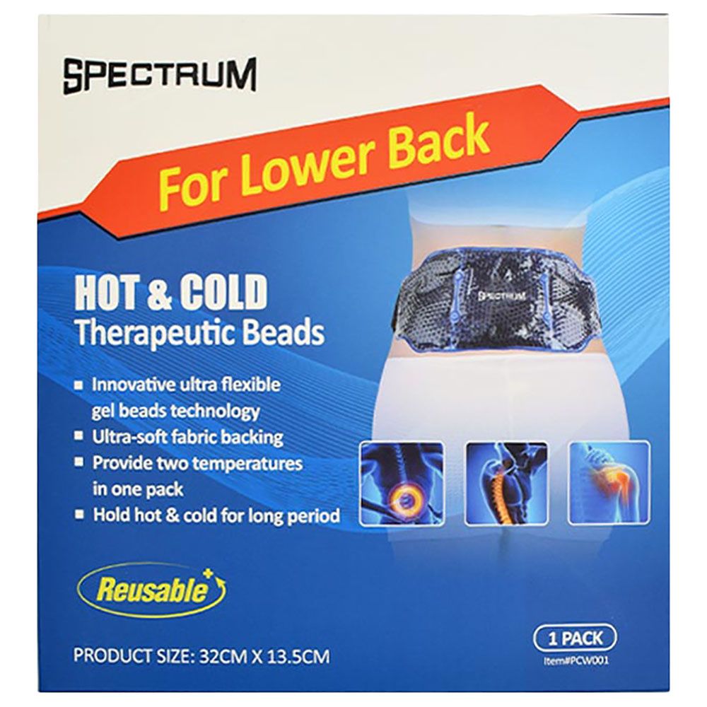 Spectrum - Therapeutic Beads Pack For Lower Back - Blue