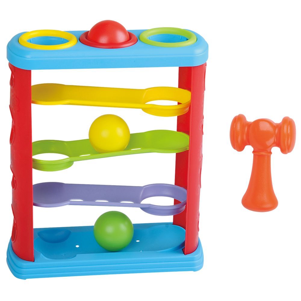 Playgo - Fun Hammer And Roll Tower