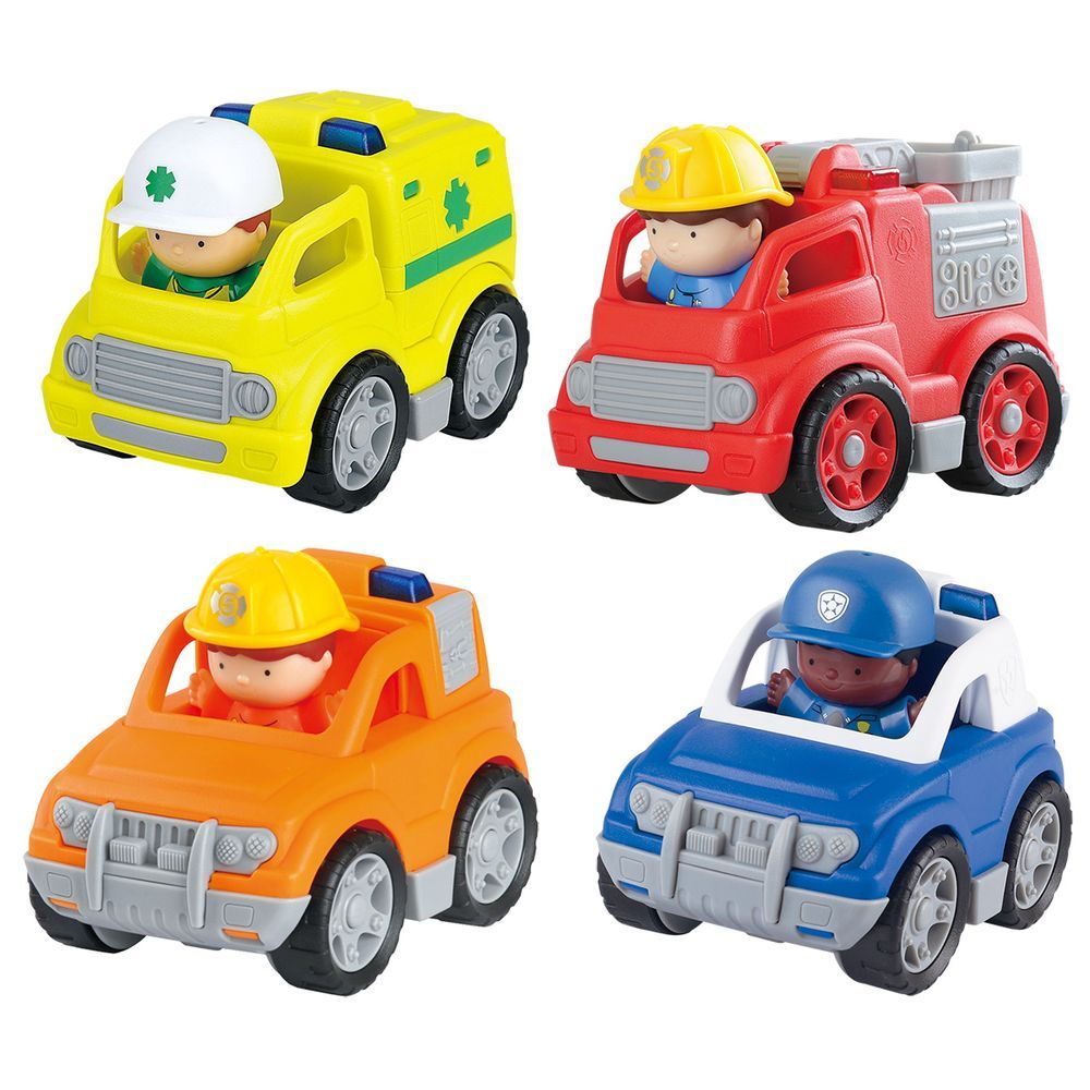 Playgo - 4-In-1 - Mini Wheels Set