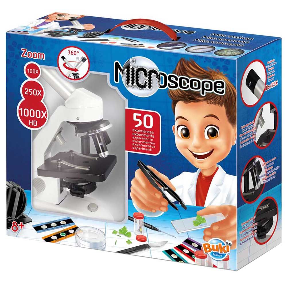 Buki France - Microscope With 50 Experiments Kit