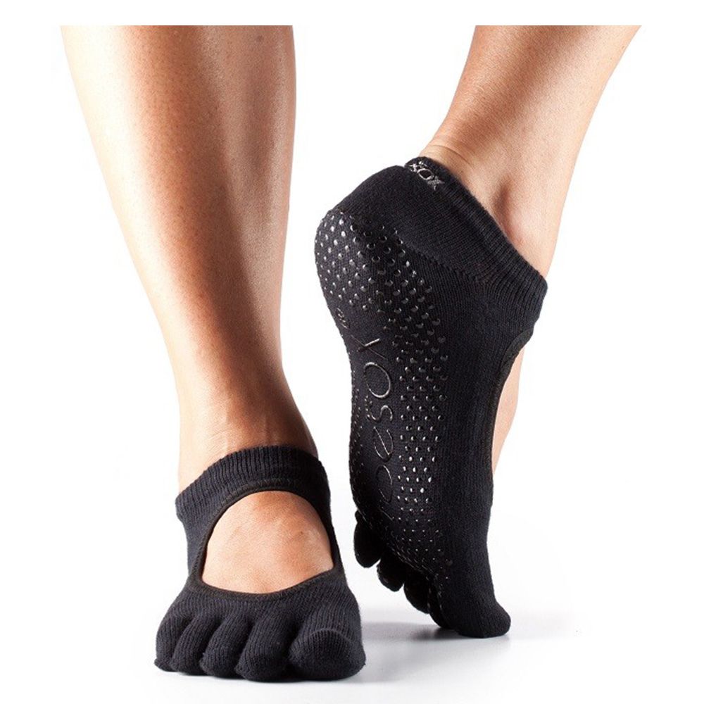 Toesox - Full Toe Bellarina Socks - Black