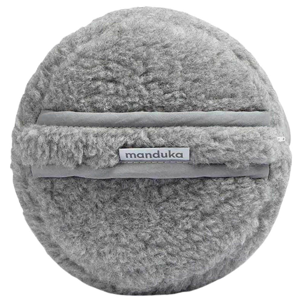 Manduka - Enlight Round Bolster - Wool Grey Standard