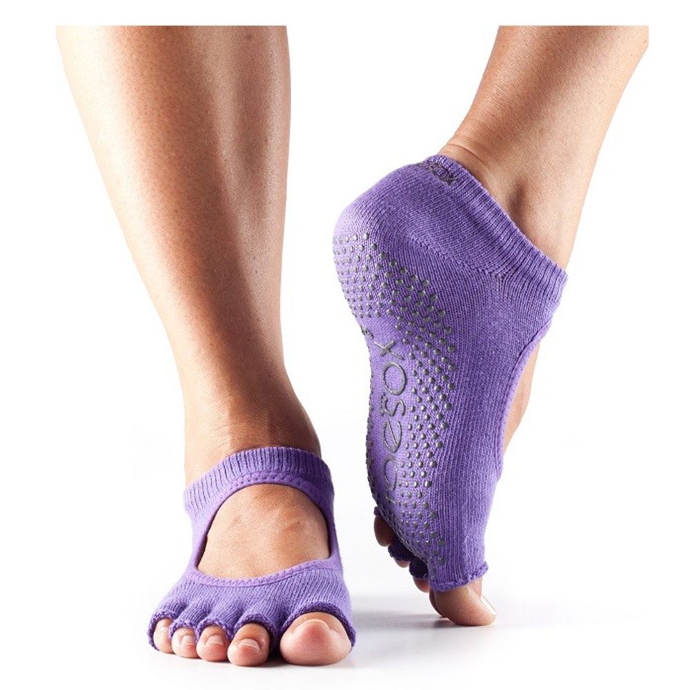 Toesox - Half Toe Bellarina Socks - Purple