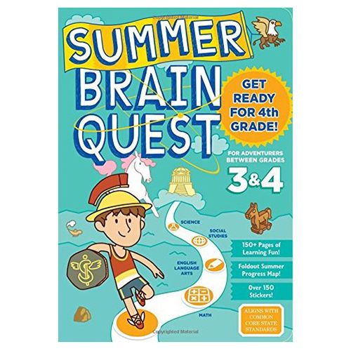 Summer Brain Quest For Adventurers Between Grades 3 & 4