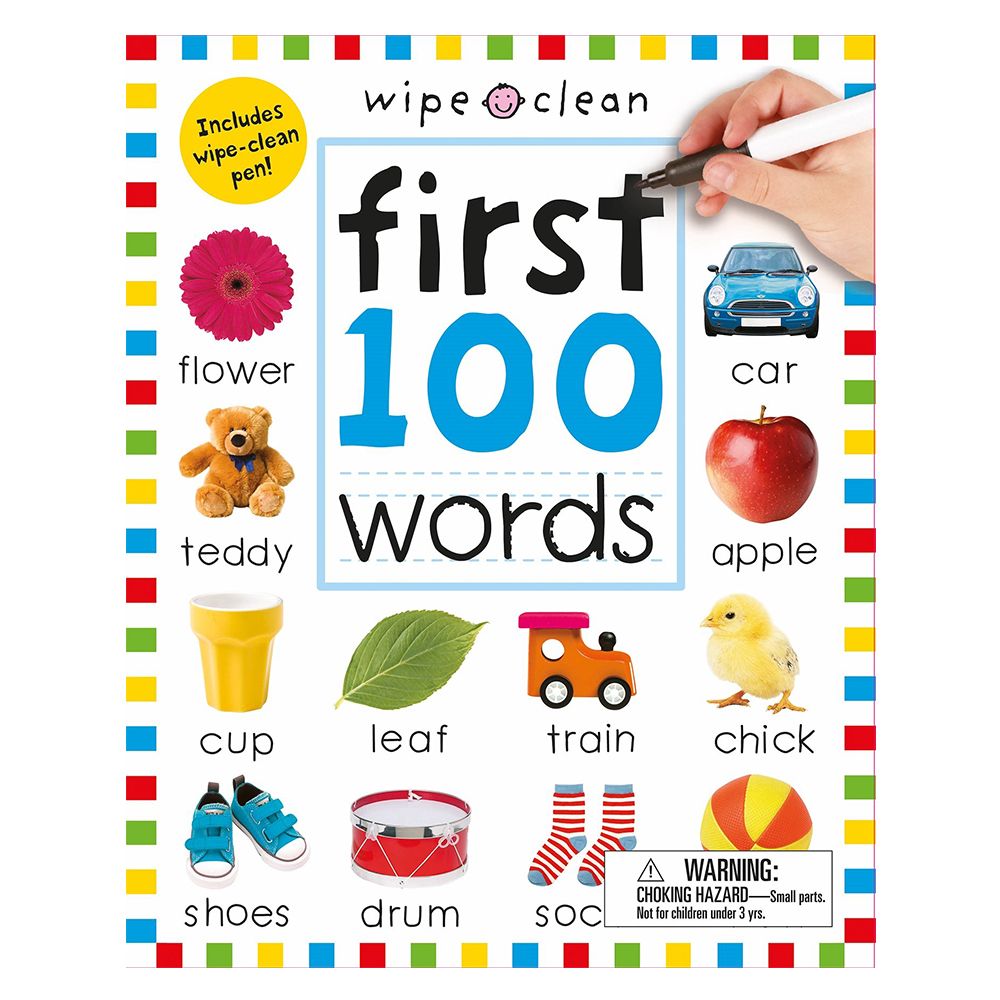 Priddy Books - First 100 Words (Wipe Clean)