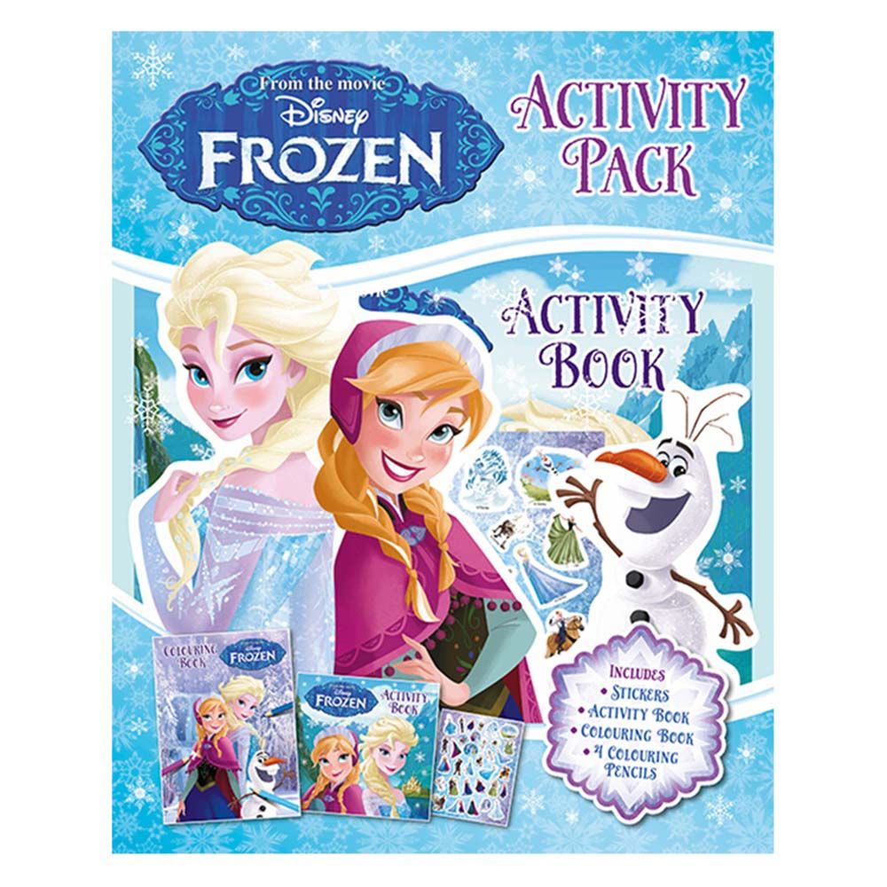 مجموعة كتاب Disney Frozen Activity Pack