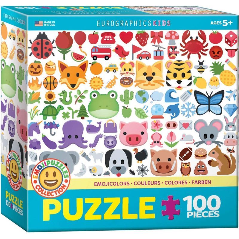 EuroGraphics Toys - Emoji Colors 100Pcs Puzzle