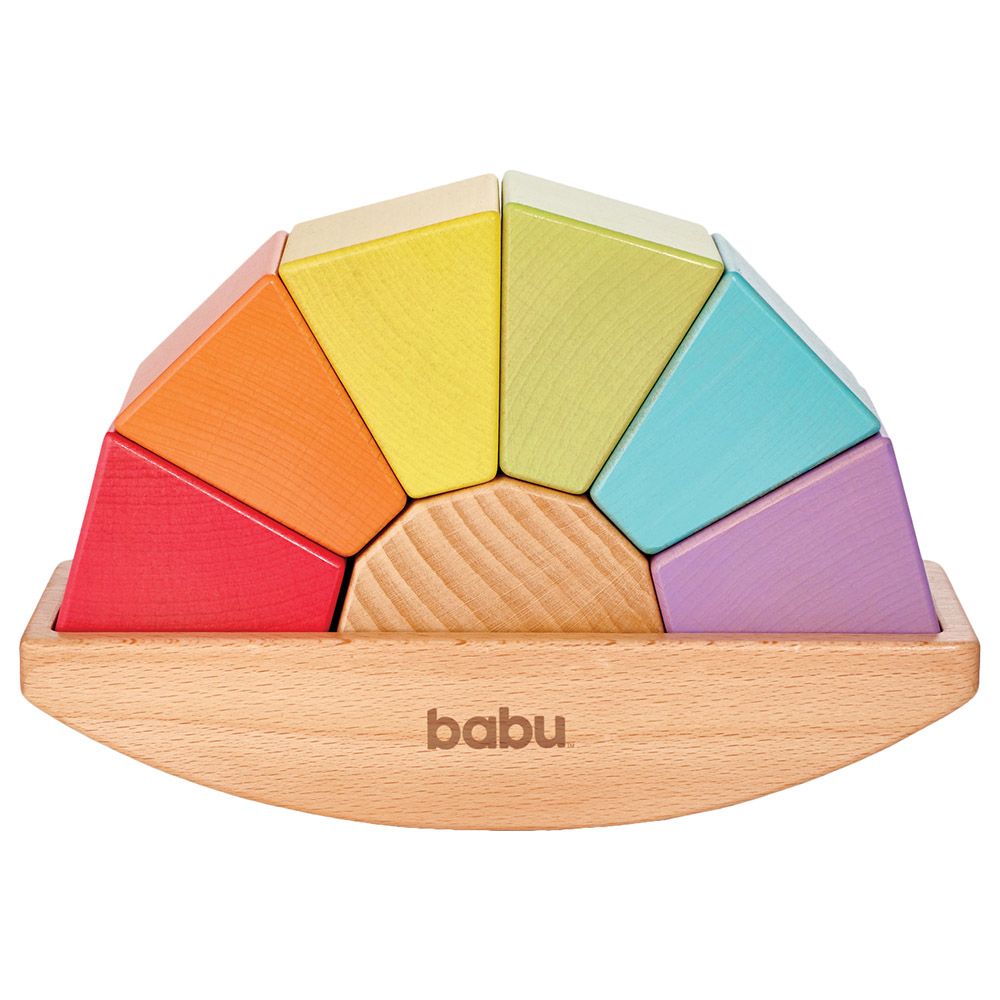 Babu - Rainbow Rocker Stacking Toy