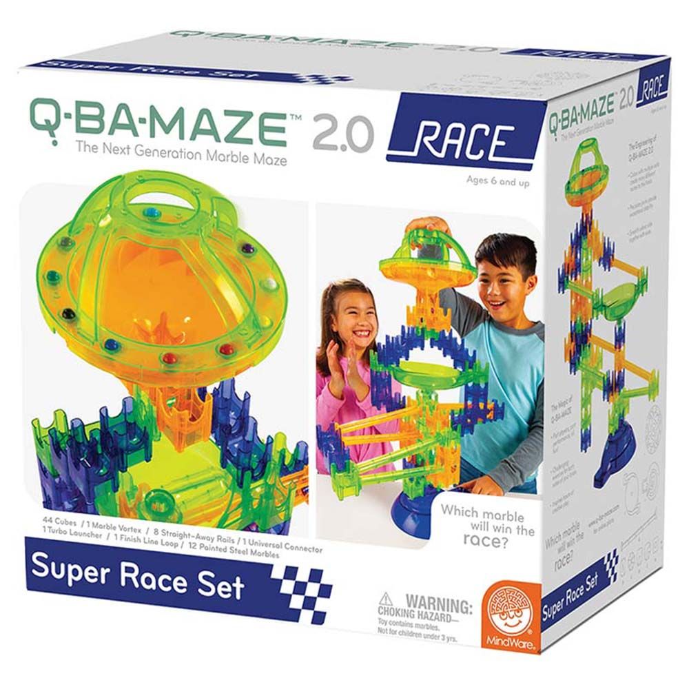 Mindware - Q-Ba-Maze Super Racing Building Marble Set 