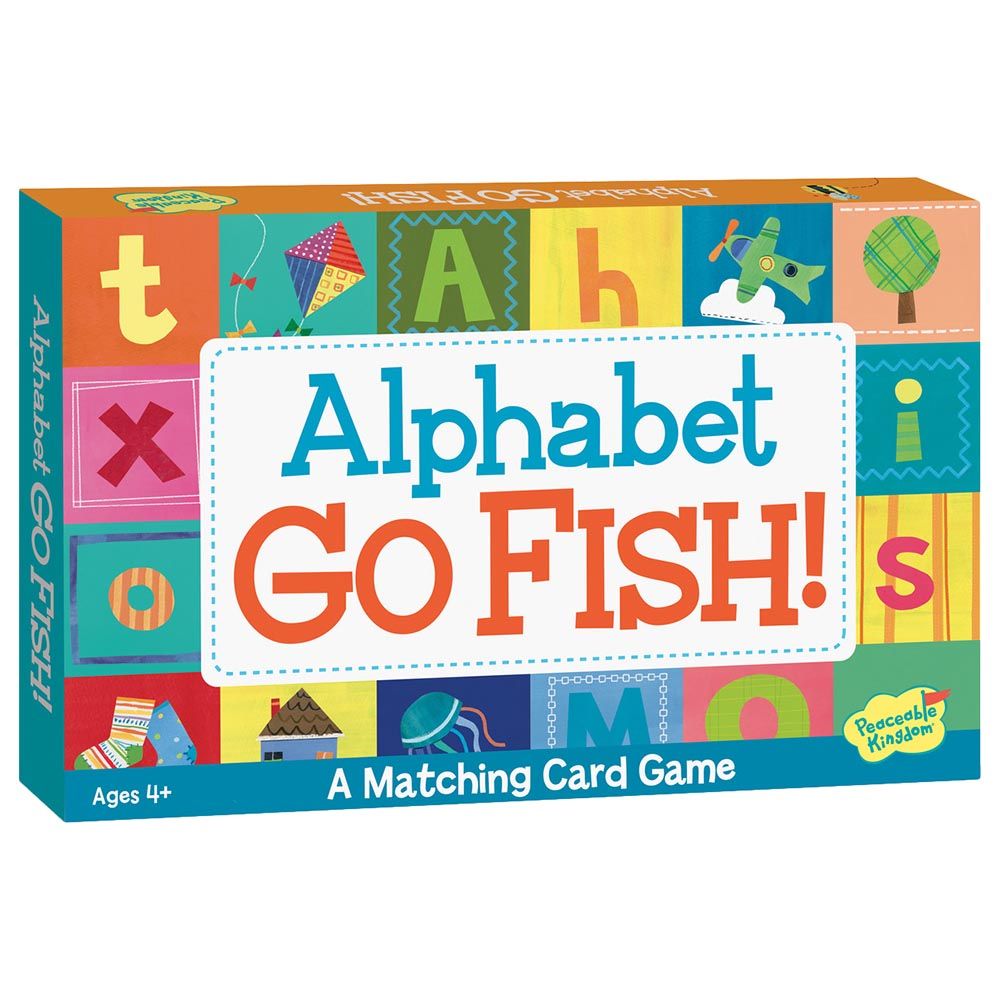 Peaceable Kingdom - Alphabet Go Fish! Card Game