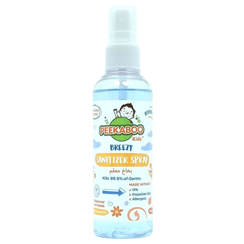 Peekaboo - Kids Hand Sanitizer Spray 100 ml - Breezy