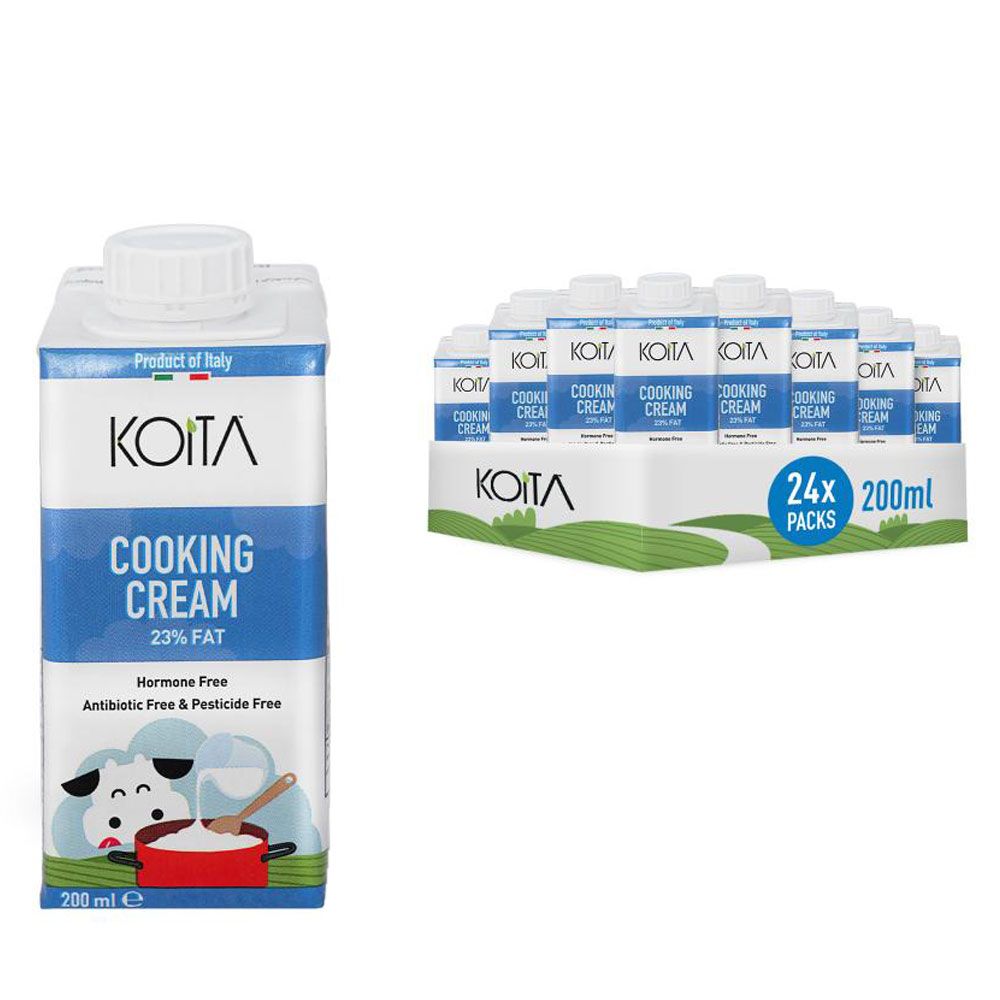 Koita Non-Hormone Cooking Cream (24 x 200ml)