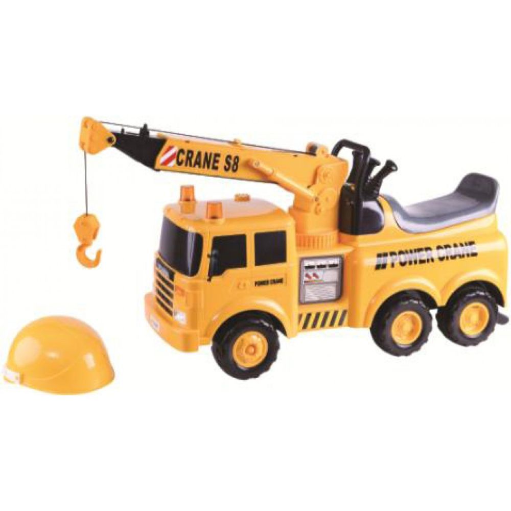 Playgo - Junior Builder Crane Ride On Battery Operated