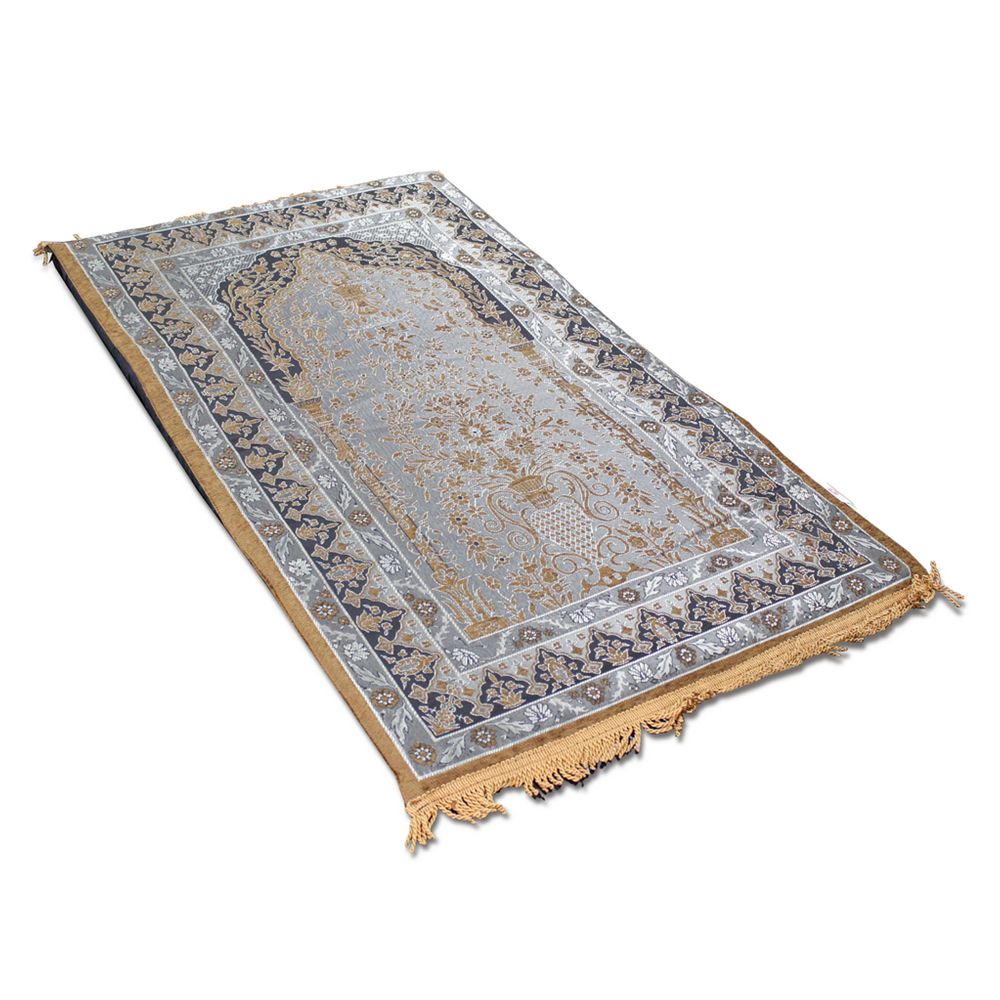 Sundus - Comfortable Premium Quality Prayer Rug - Brown