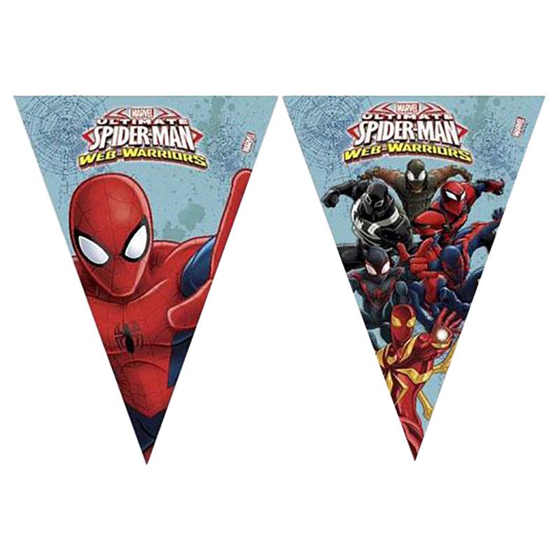 Procos - Ultimate Spiderman Web Warriors Plastic Flag Banners